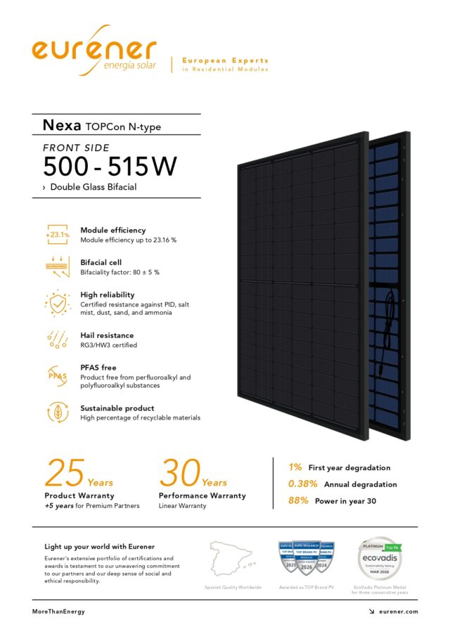 MEPV Nexa TopCon N-Type Bifacial 515W