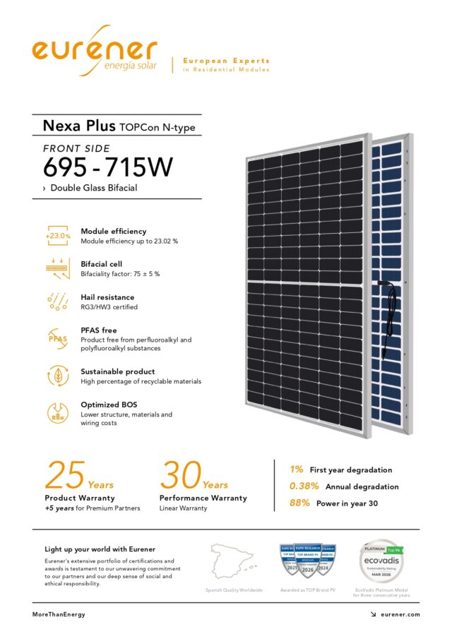 MEPV Nexa Plus TopCon N-Type Bifacial 700W